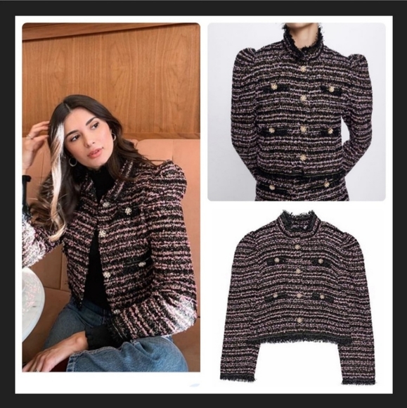 Zara Tweed Jacket - Picture 5 of 16